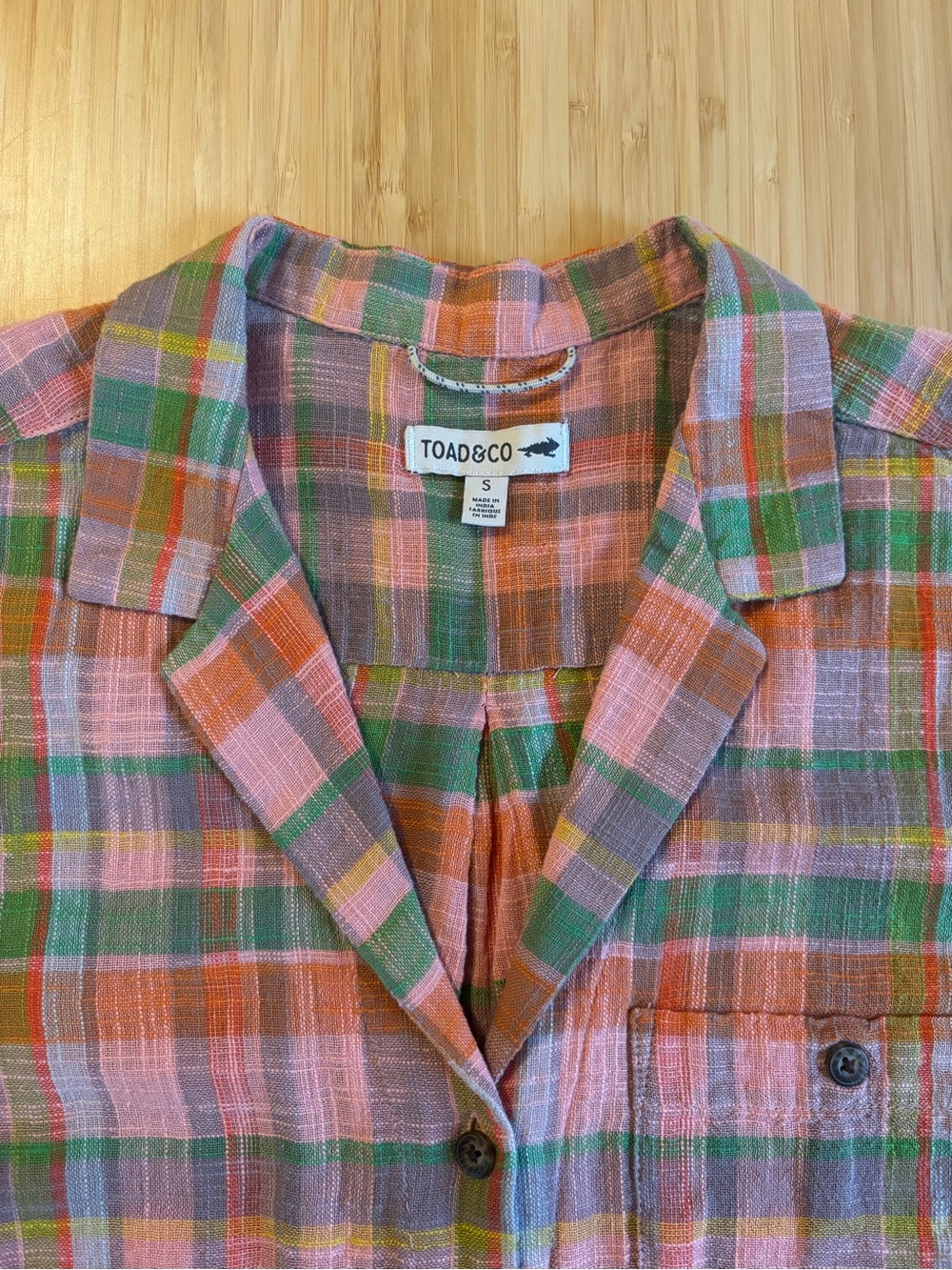 Toad & Co Camp Cove Short Sleeve Button Down Shirt - Picture 2 of 6